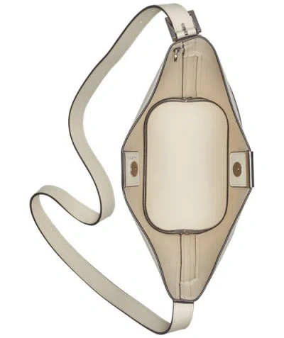 Halston Jagger Large Bucket Bag In Cream