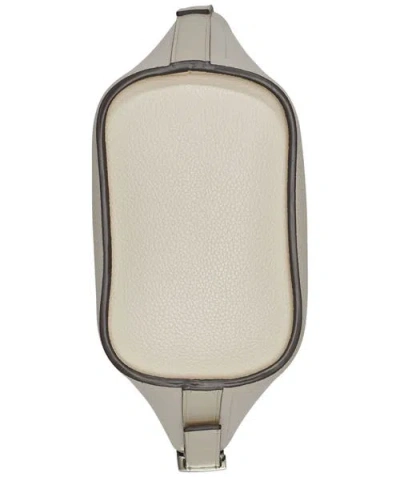 Halston Jagger Large Bucket Bag In Cream