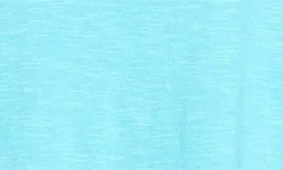 Apny Double Ruffle Sleeve Cotton Minidress In Capri