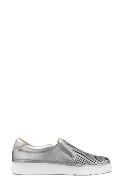 Samuel Hubbard Laguna Sneaker In Silver Leather