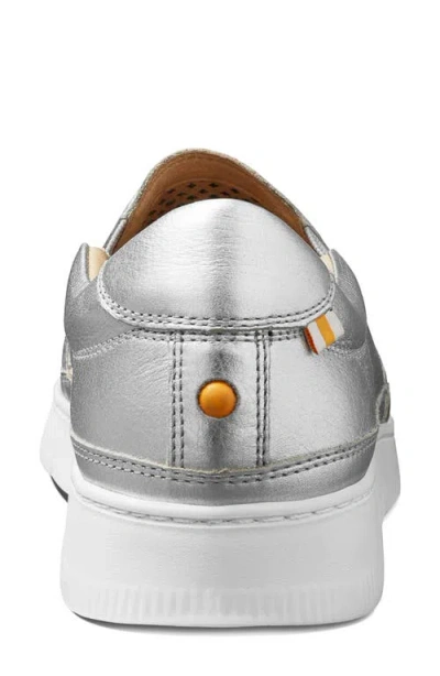 Samuel Hubbard Laguna Sneaker In Silver Leather