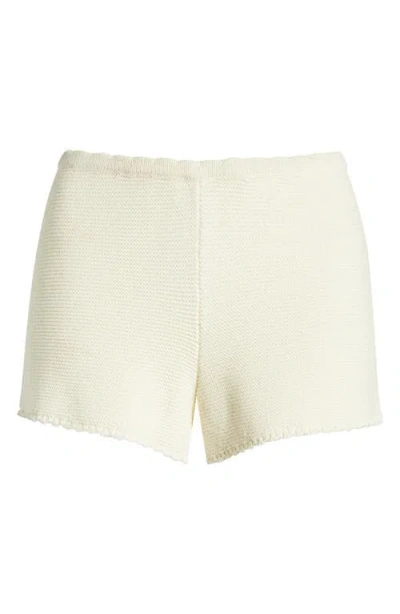 Solid & Striped X Sofia Richie Grainge The Celeste Cover Up Shorts In Ecru