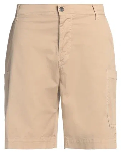 Ice Play Man Shorts & Bermuda Shorts Sand Size 36 Cotton, Elastane In Beige