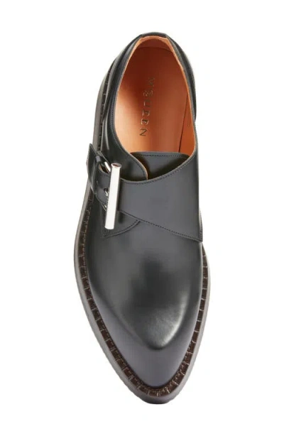 Alexander Mcqueen T-bar Creeper In Black/silver