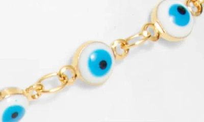 Vidakush Evil Eye Hand Chain In Gold