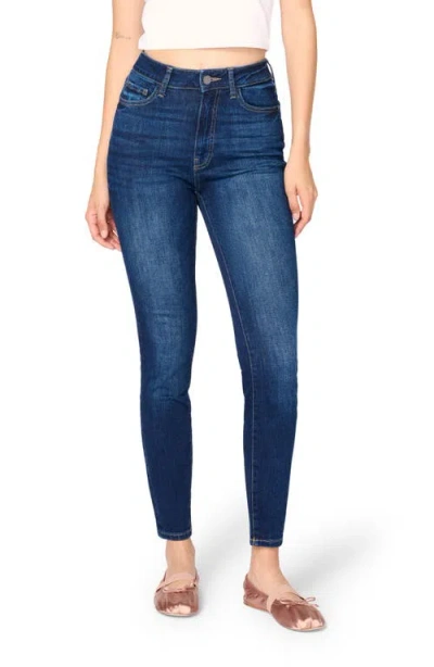 Warp & Weft Warp+weft High Waist Skinny Jeans In Twilight