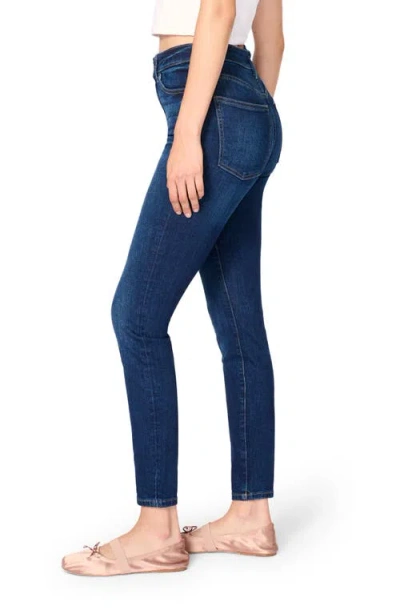 Warp & Weft Warp+weft High Waist Skinny Jeans In Twilight