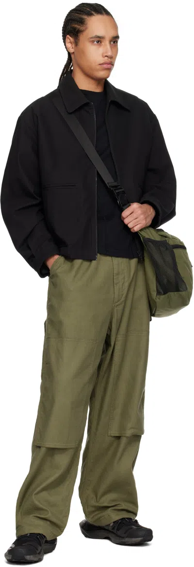 Snow Peak Green Everyday Use Middle Shoulder Bag In Olive