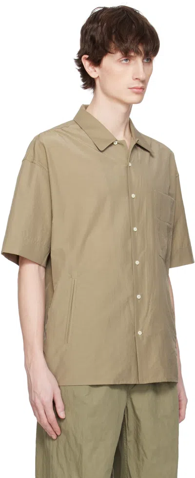 Document Khaki Capri Pocket Shirt In Olive