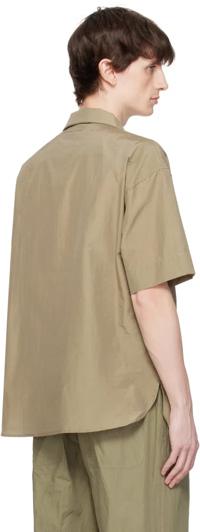 Document Khaki Capri Pocket Shirt In Olive