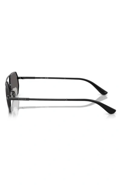 Vogue 55mm Irregular Sunglasses In Black