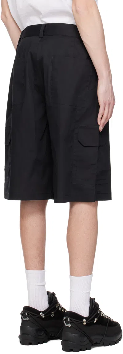 Gr10k Poplin Cargo Shorts In Off Black