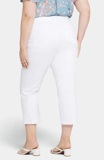 Nydj Chloe Side Slit Capri Jeans In White