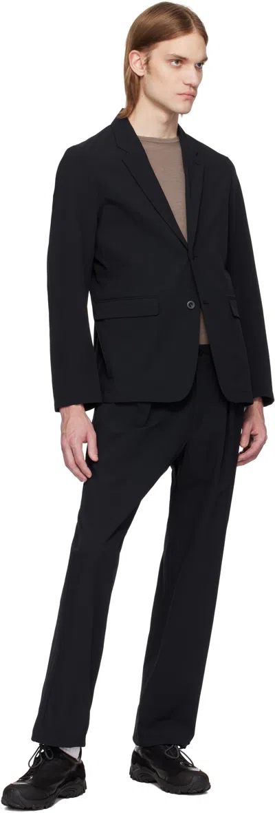 Snow Peak Black Active Comfort Wide Trousers In Black