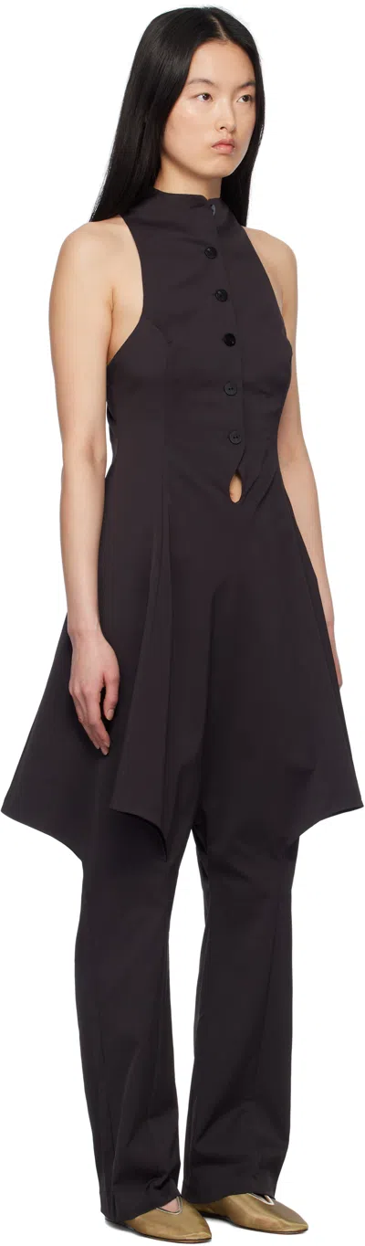 J.kim Black Lazzat Jumpsuit In Black