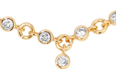Ettika Crystal Dotted Hand Chain In Gold