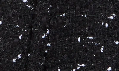 Balmain Short Polka Dot Dress With Chain Straps In Black