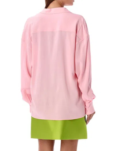 Shop Philosophy Di Lorenzo Serafini Oversized Blouse In Pink