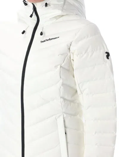 Peak Performance Frost Tech Down Ski Jacket In Beige