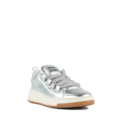 Copenhagen Silver Leather Sneakers In Silver