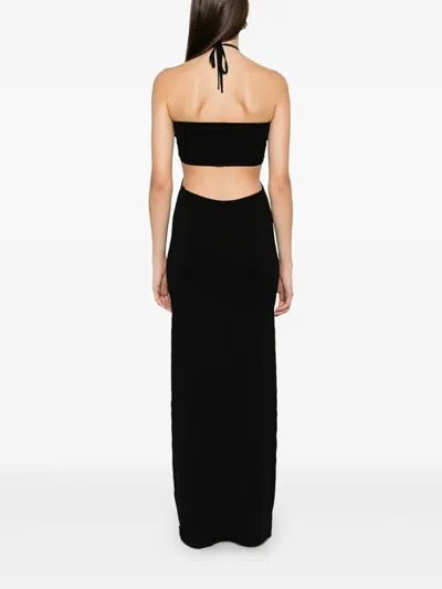 Coperni Long Dress In Black