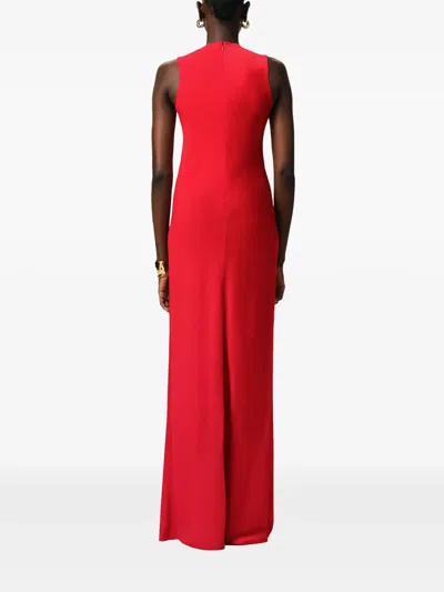 Ami Alexandre Mattiussi Ami Paris Sleeveless Maxi Dress In Coquelicot