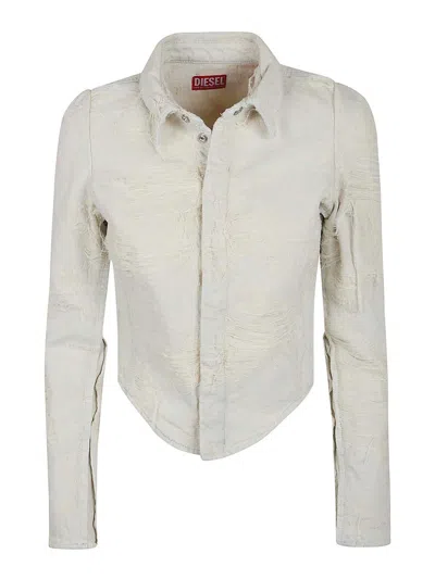 Diesel Shirt De-madeline-fsg White In White