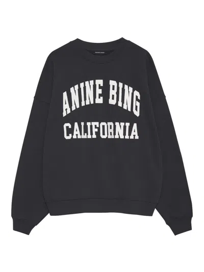Anine Bing Miles Sweatshirt In Black