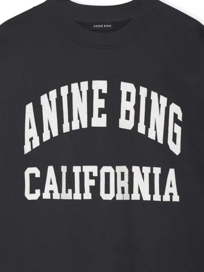 Anine Bing Miles Sweatshirt In Black