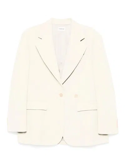 P.a.r.o.s.h Raisa Single-breasted Blazer In White