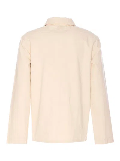 Apc A.p.c. Kerlouan' Beige Jacket With Classic Collar In Neutral