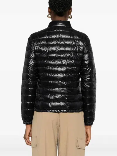 Herno Black Down Jacket In Black