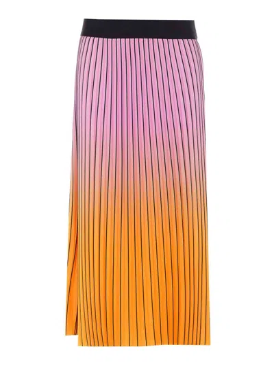 Essentiel Antwerp Multicolor Haries Pleated Skirt In Multicolour