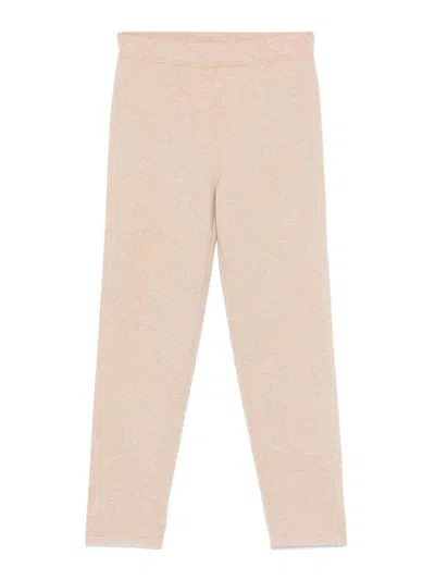 Max Mara Larixknit Pants In Beige