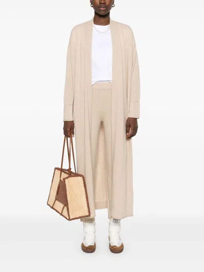 Max Mara Larixknit Pants In Beige