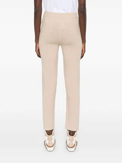 Max Mara Larixknit Pants In Beige