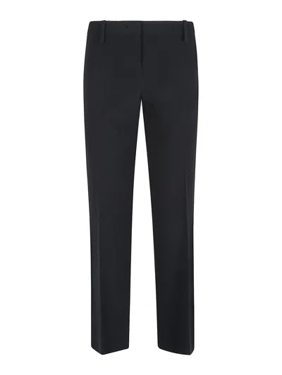 Ermanno Scervino Tailored Trousers With Pockets And Belt Loops In Black