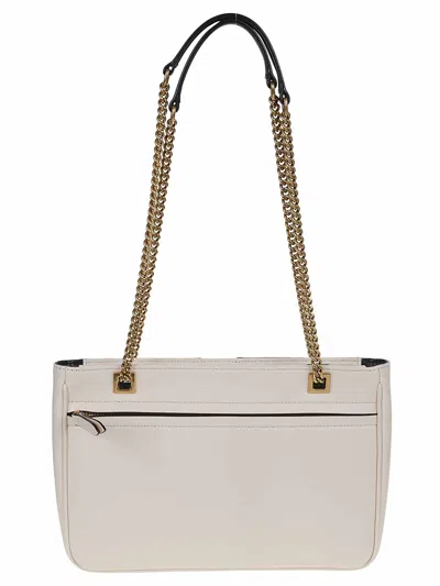 Valentino Butter White Viva Superstar Small Shopping Bag In Blanco