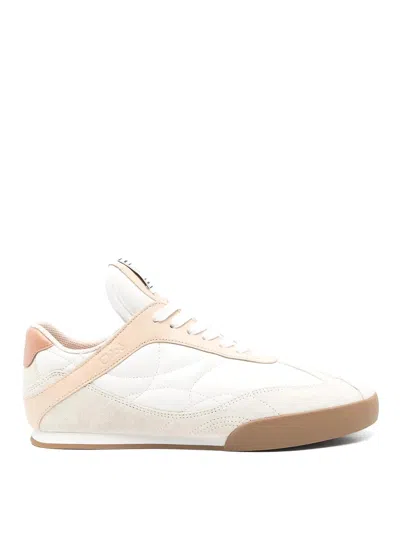 Chloé Chloè Kick Leather Sneakers In White