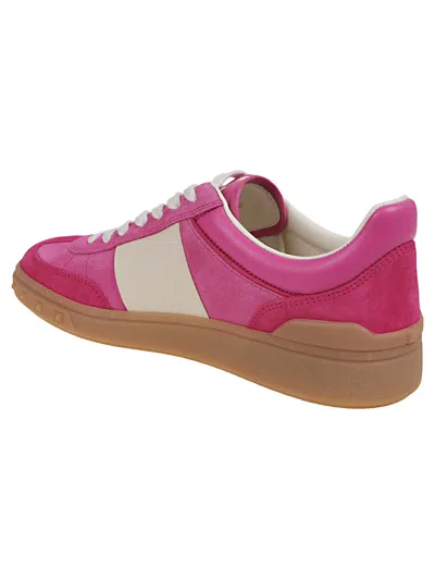 Valentino Velcro Sneakers In Cyclamen And Pink In Pink