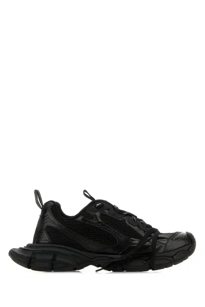 Balenciaga Men Black Mesh And Polyurethane 3xl Sneakers In Black