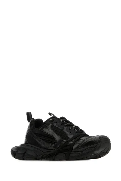 Balenciaga Men Black Mesh And Polyurethane 3xl Sneakers In Black