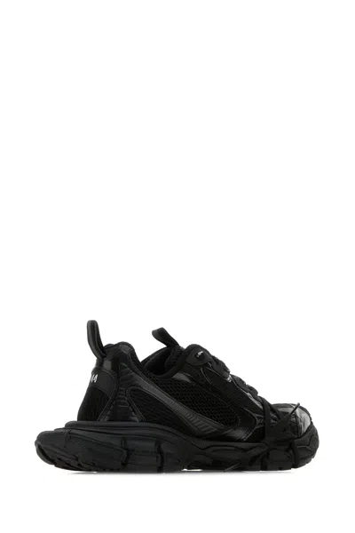 Balenciaga Men Black Mesh And Polyurethane 3xl Sneakers In Black