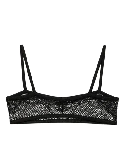 Christopher Esber Lace Bralette In Black