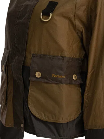 Barbour Herno Resort Down Jacket In Ultralight Nylon And Mesh In Brown