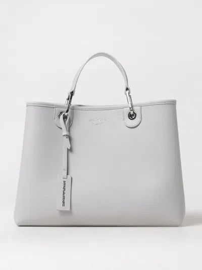 Emporio Armani Women's Elegant Leather Bag For Sophistication In Pearl