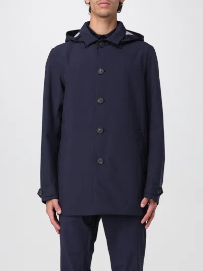 Save The Duck Hooded Casual Jacket In Blue