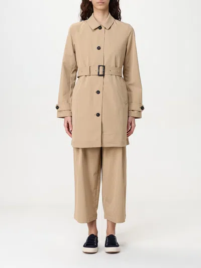 Save The Duck Trench Coat In Beige In Brown