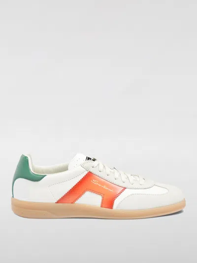 Santoni Dbs Oly Sneakers In White