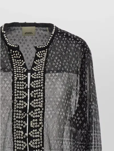 Isabel Marant Nickie Blouse In Gray